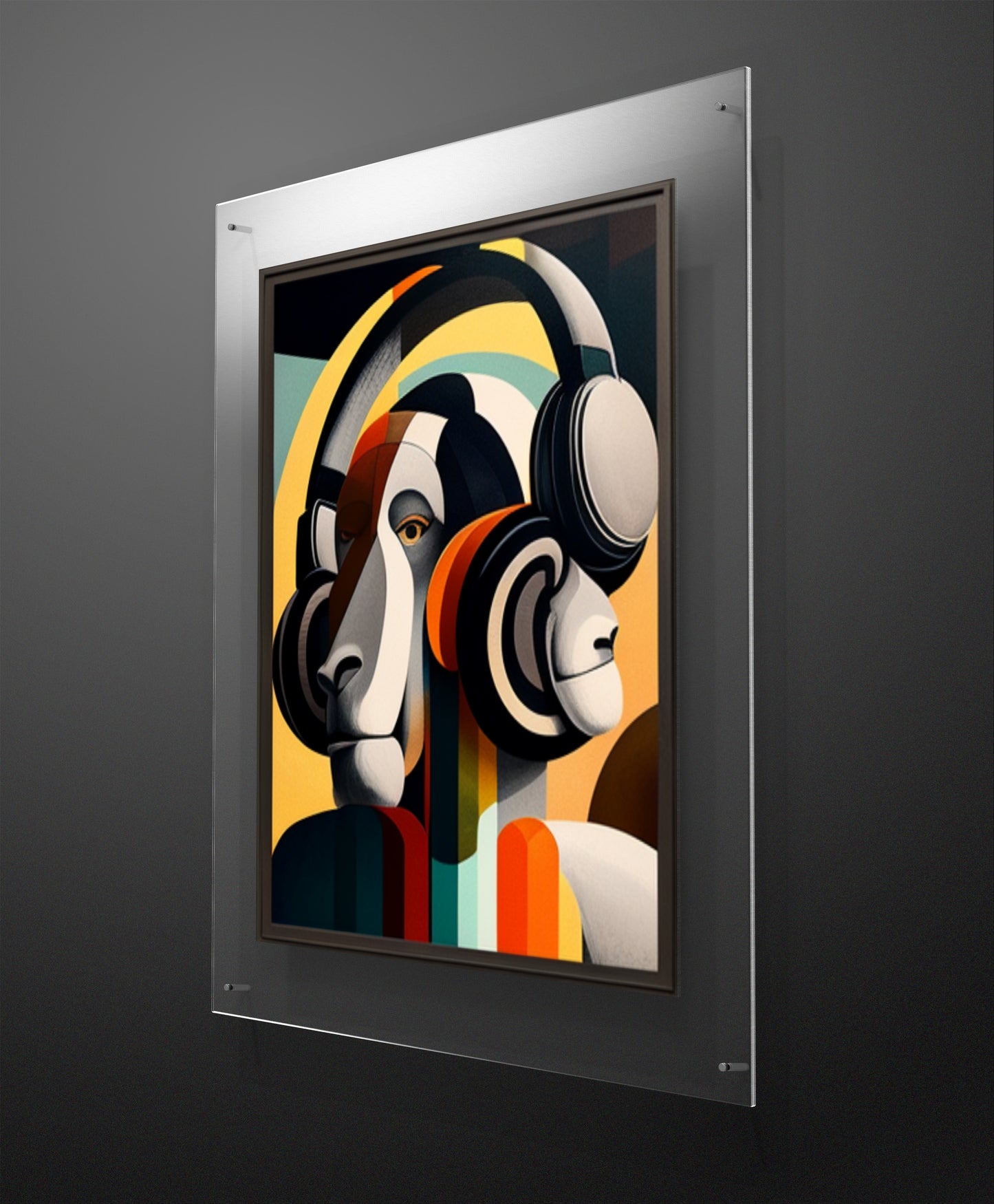 Garden wall art 'I am Baboon '
