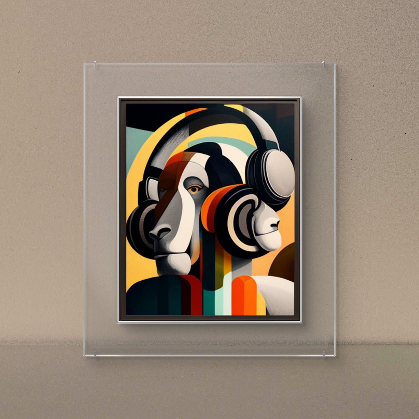 Garden wall art 'I am Baboon '