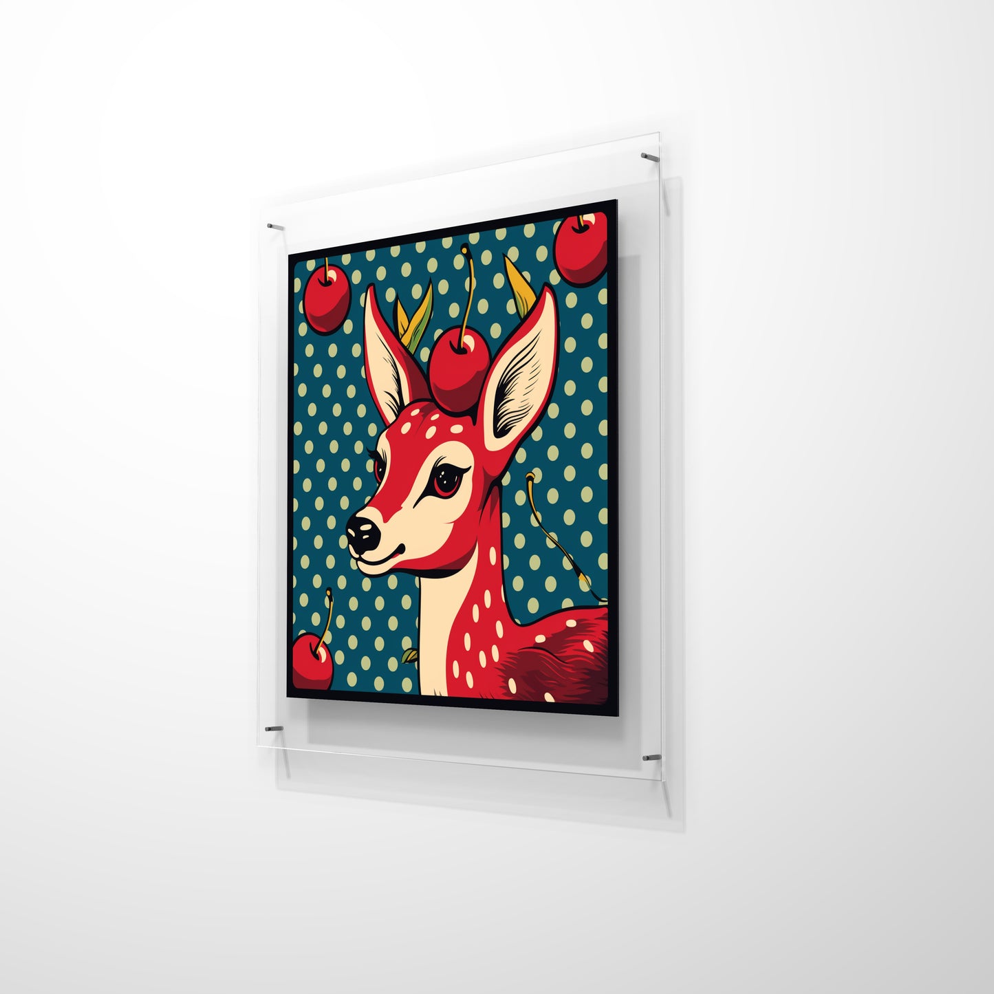 Baby Deer Garden Wall Art