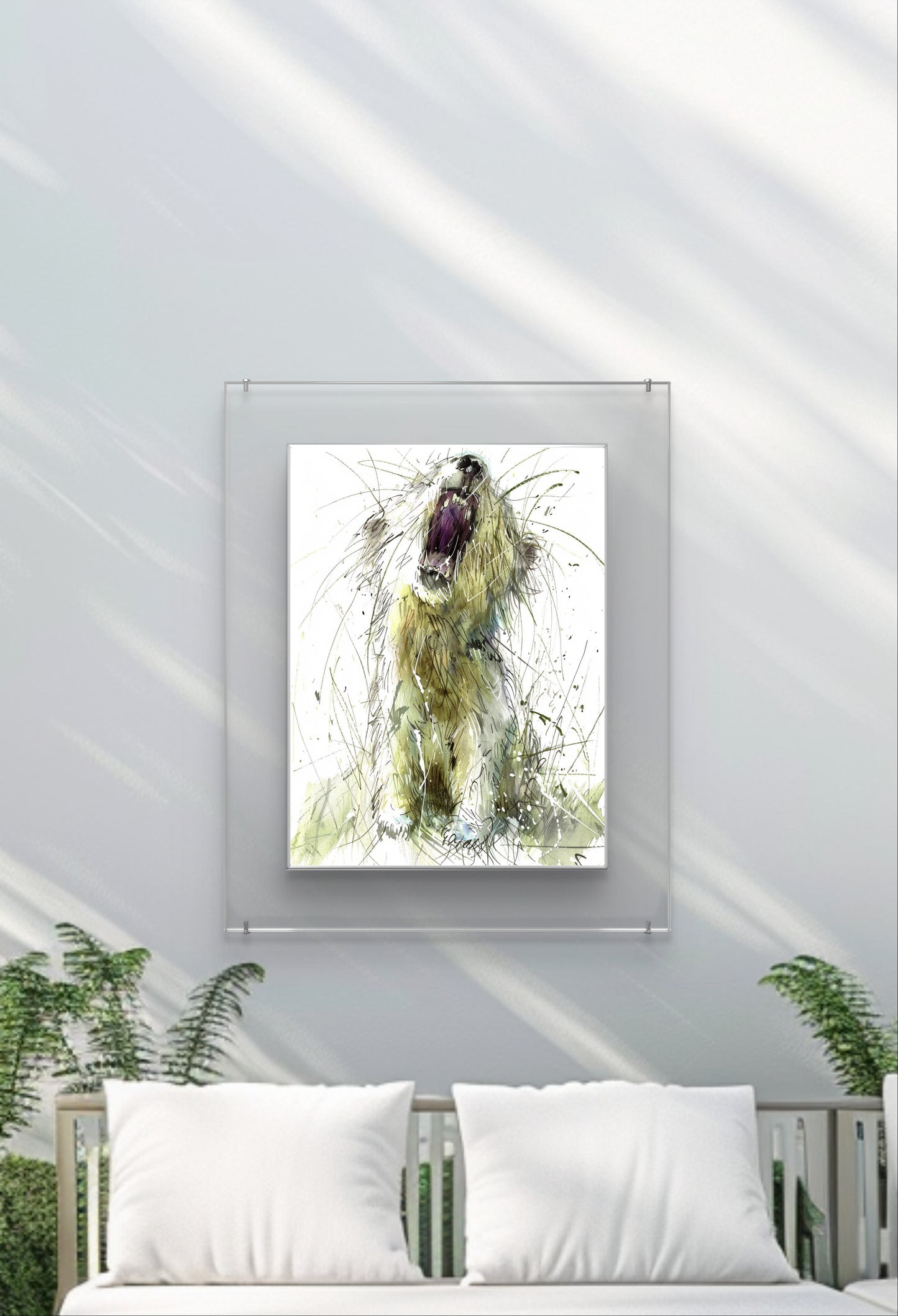 'Miss You' Garden Wall Art