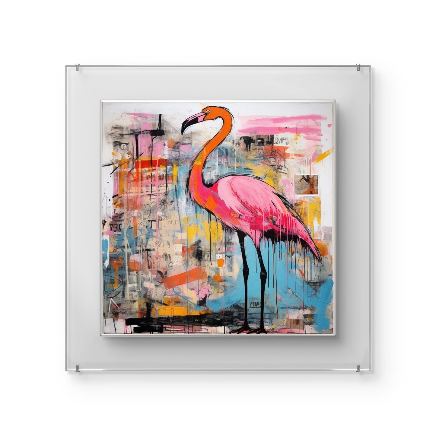 Flamingo Garden Wall Art