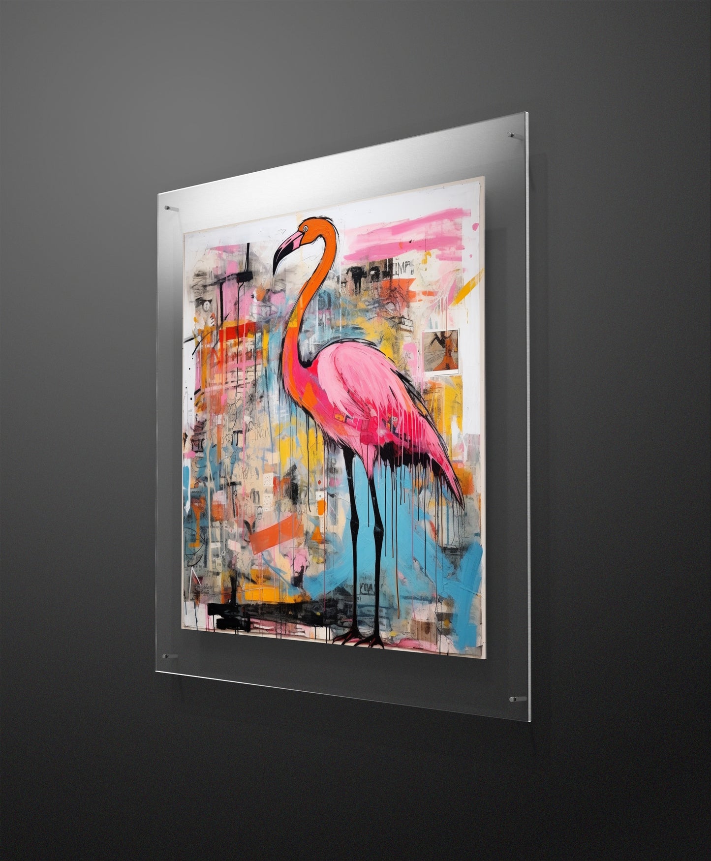 Flamingo Garden Wall Art