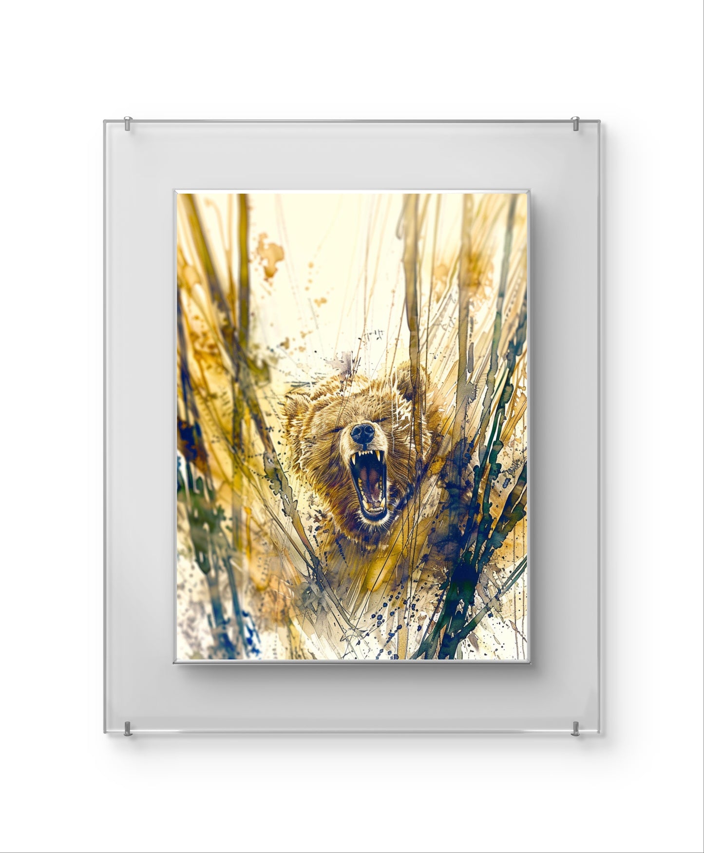 Bad Girl Bear Garden Wall Art