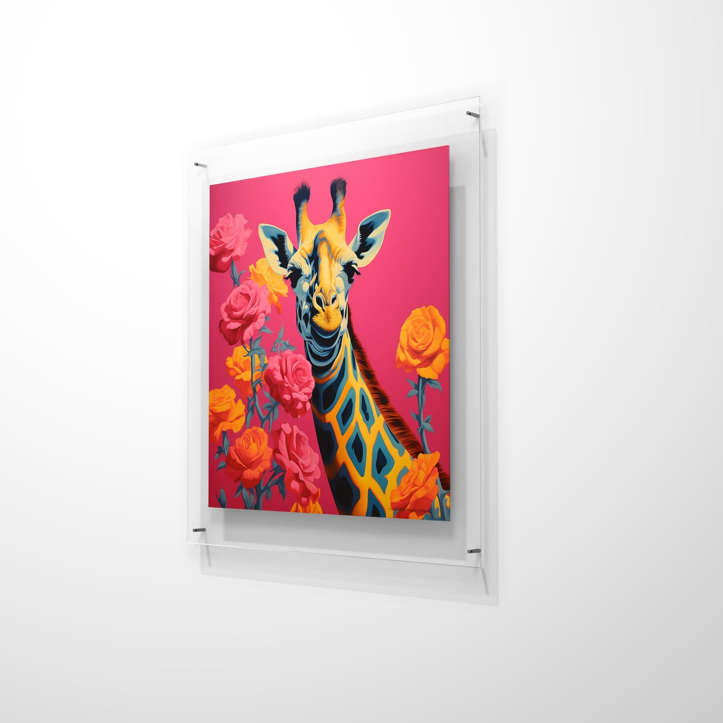 Giraffe Garden Wall Art