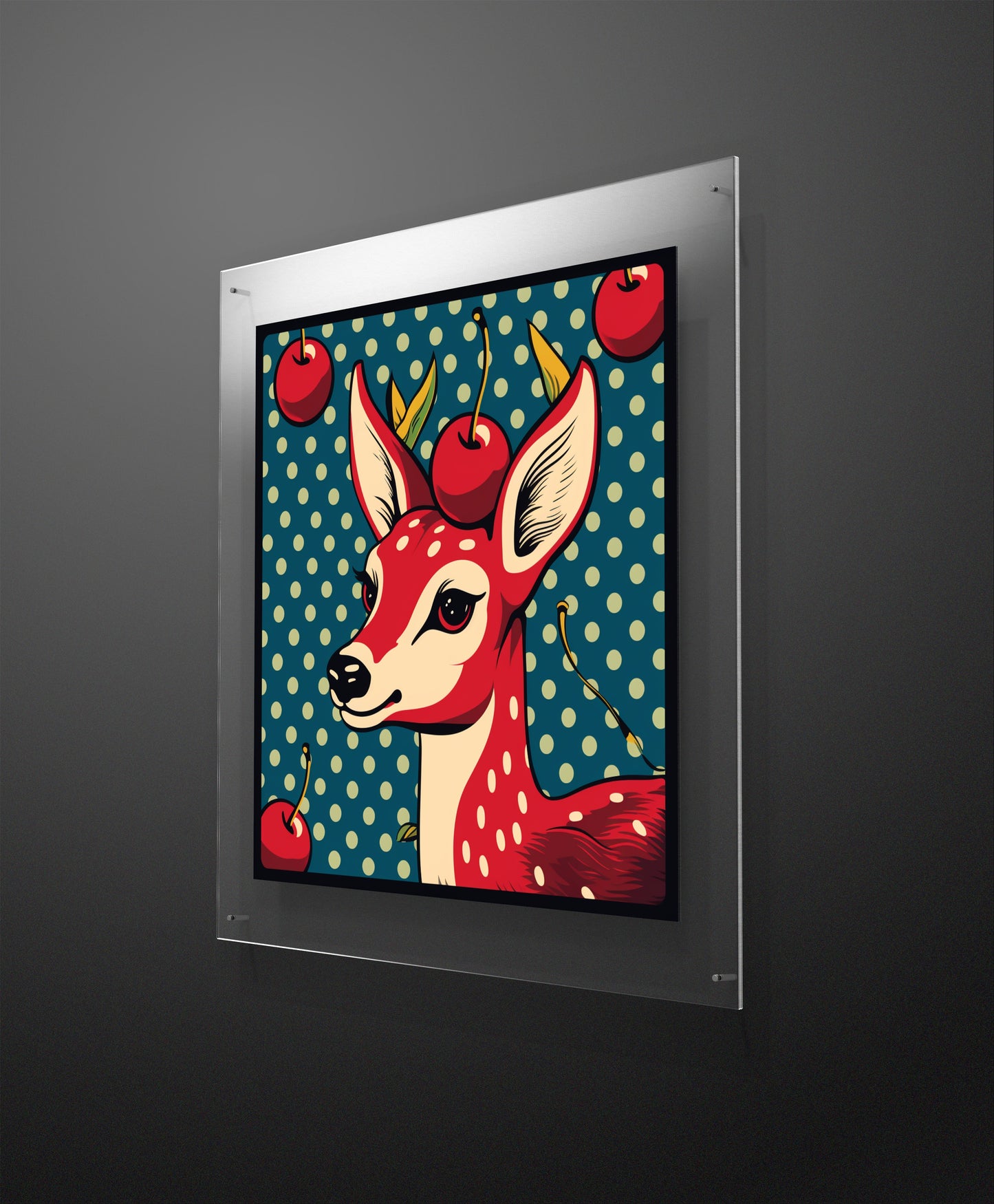 Baby Deer Garden Wall Art