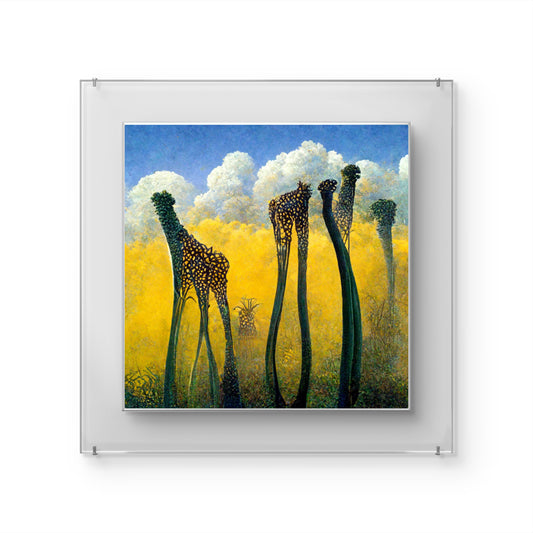 Giraffes Garden Wall Art