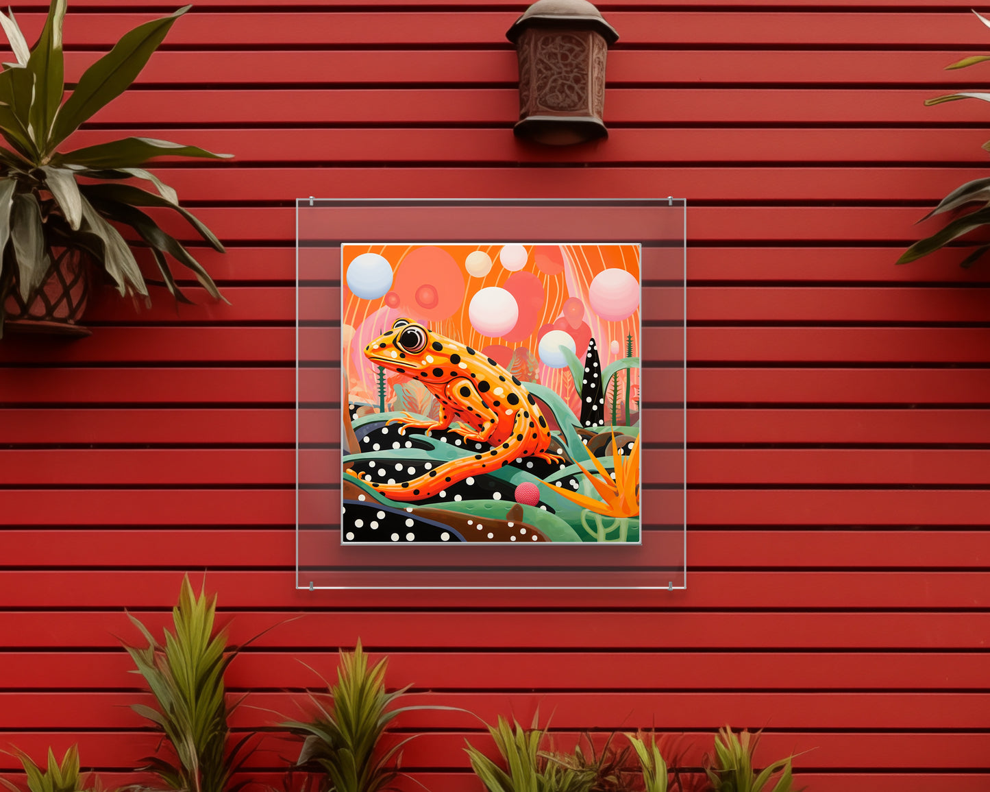 Chameleon Garden Wall Art