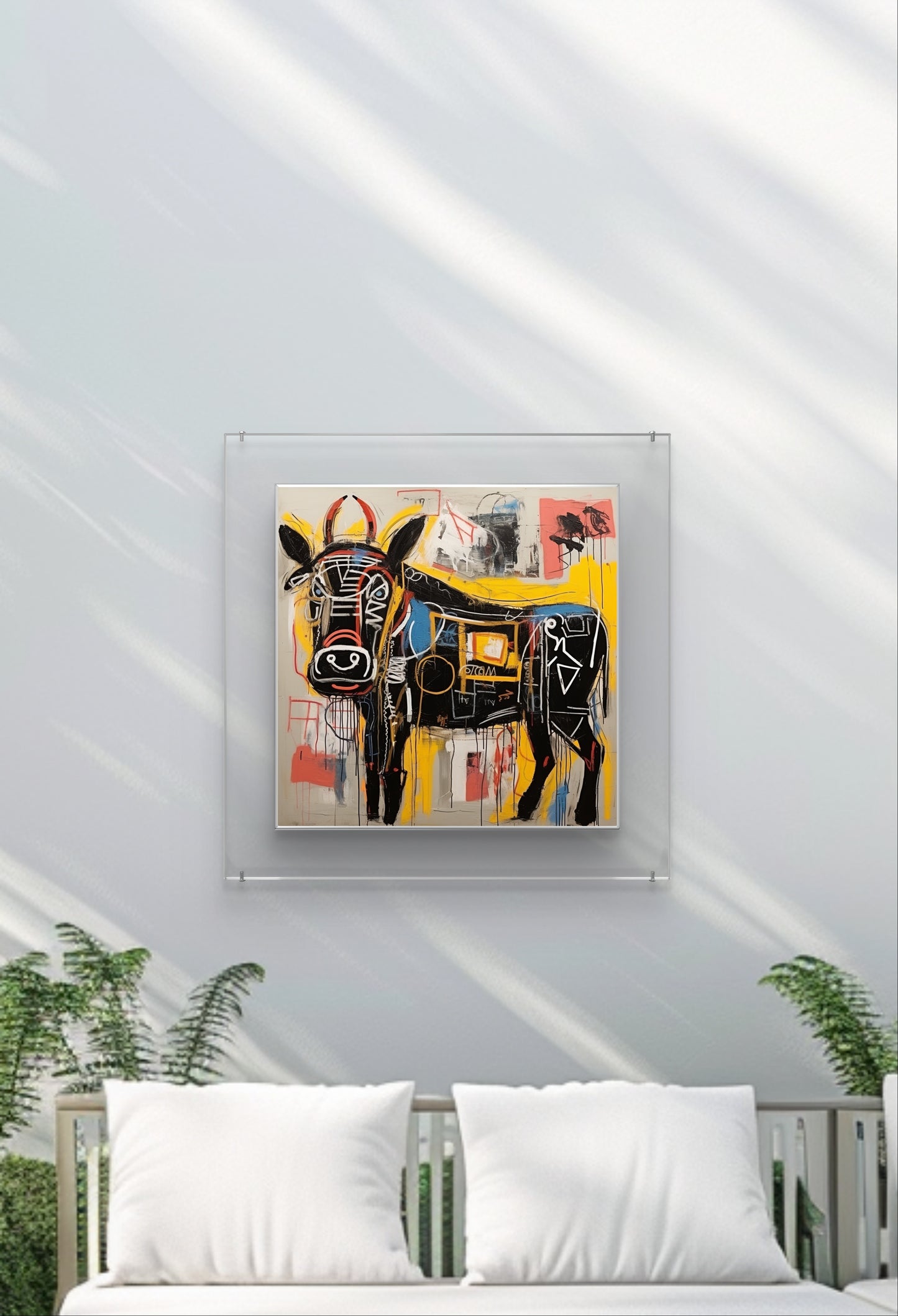 Bull Brother Garden Wall Wall Art