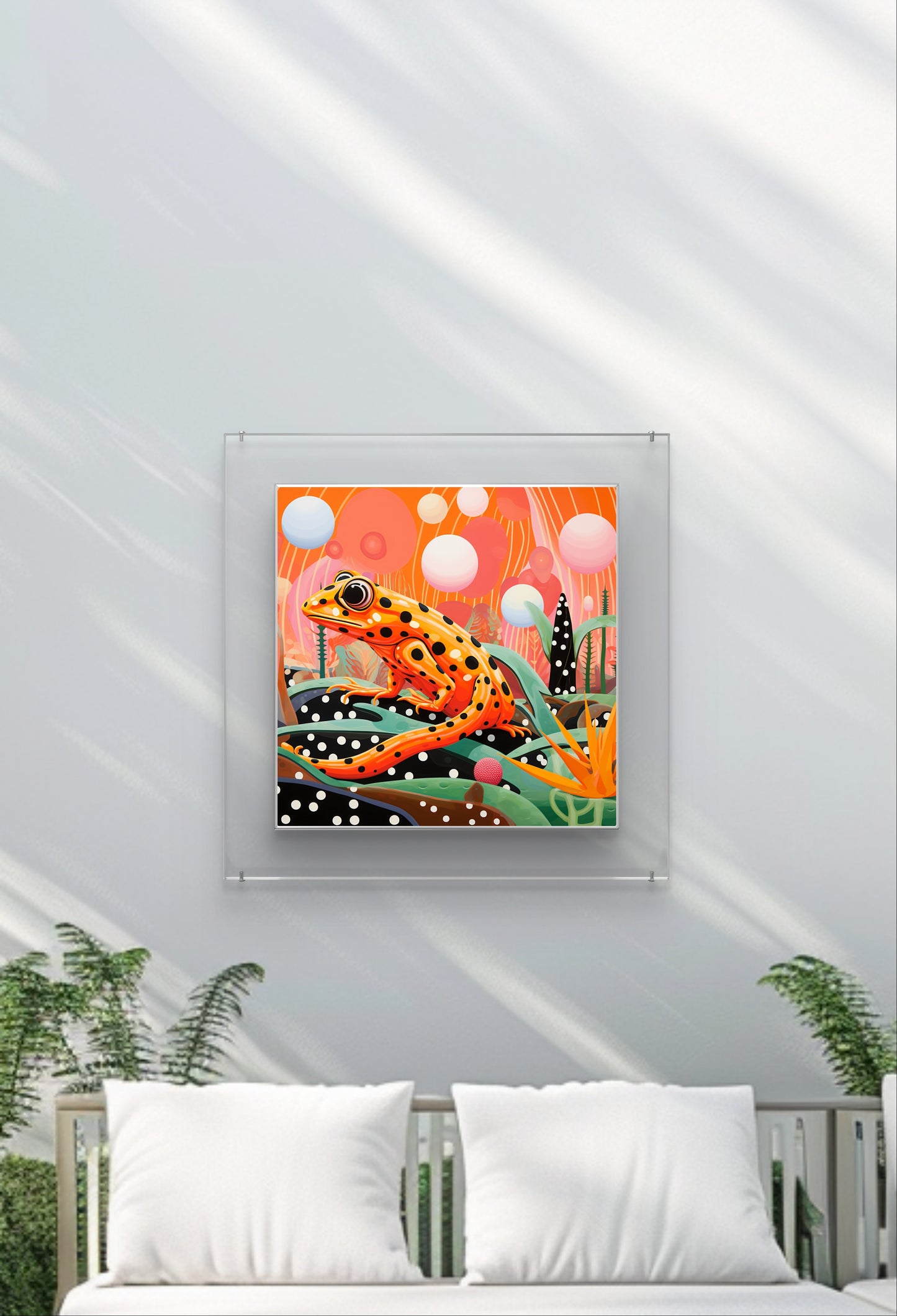 Chameleon Garden Wall Art