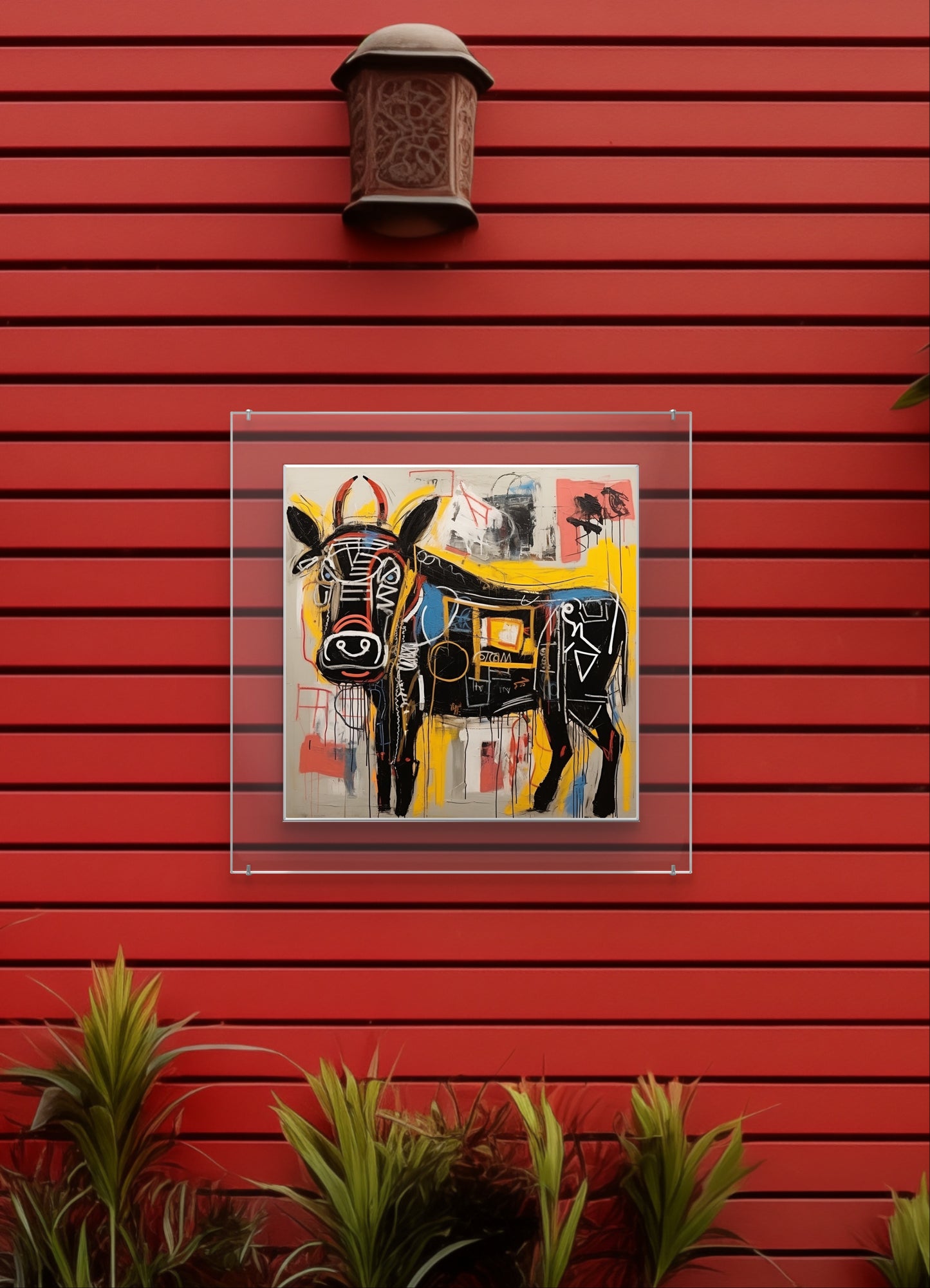 Bull Brother Garden Wall Wall Art