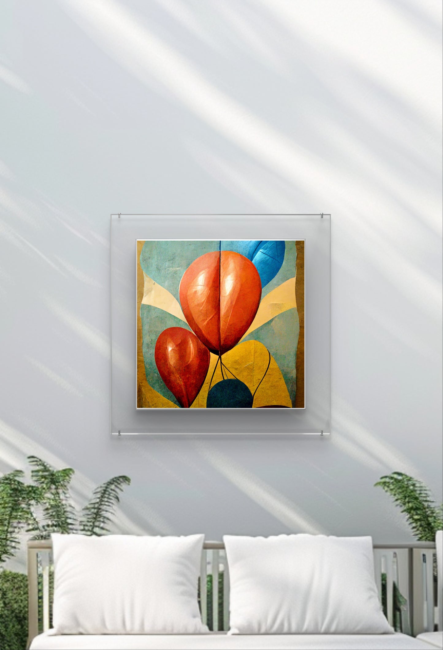 Balloon Cheeks Garden Wall Art