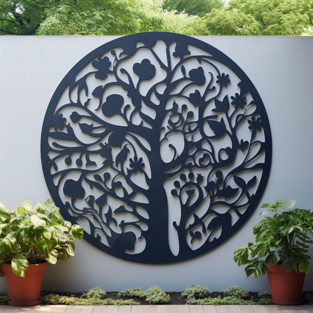 Bespoke Metal Garden Wall Art - Custom Designs for Your Garden