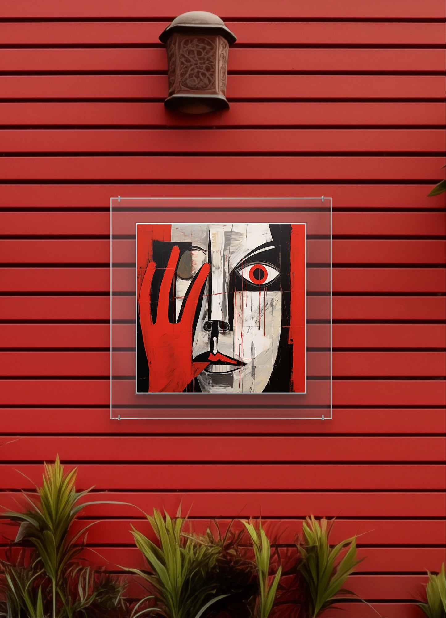 Cought Red Handed Garden Wall Art