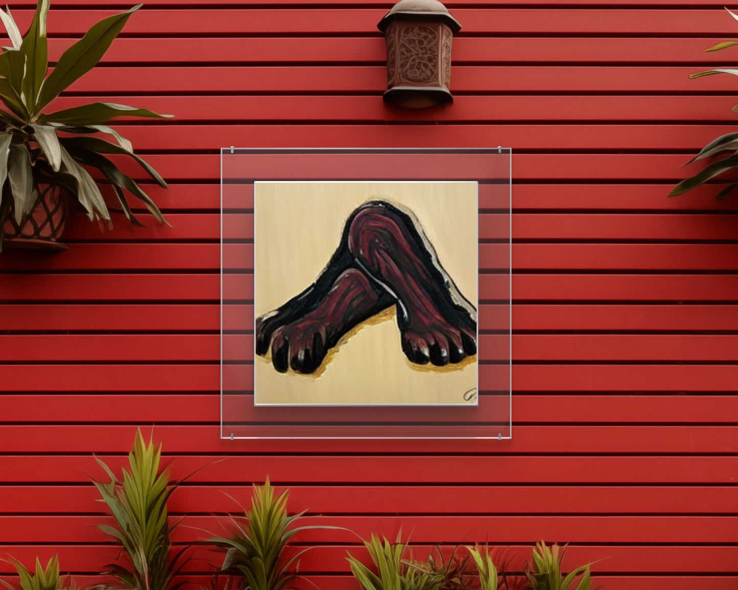 Featured Feet Garden Wall Art