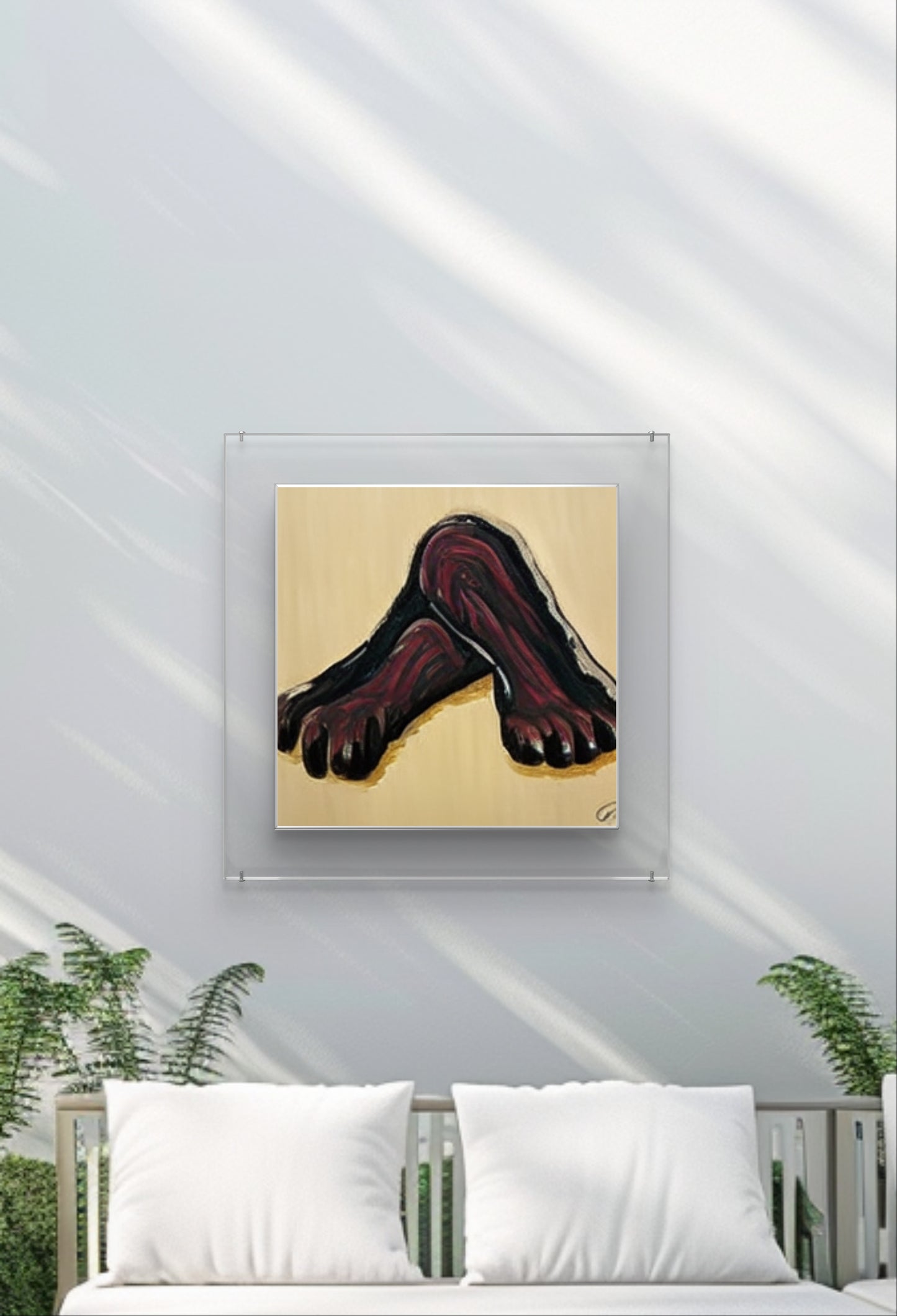 Featured Feet Garden Wall Art