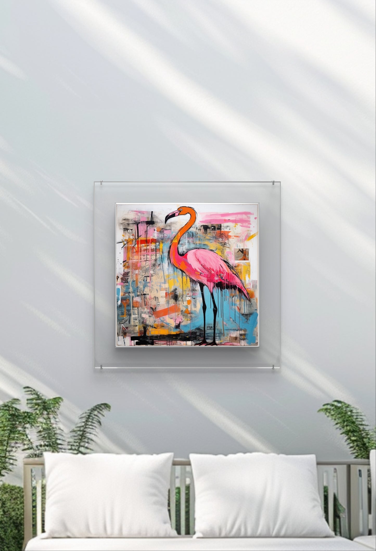 Flamingo Garden Wall Art