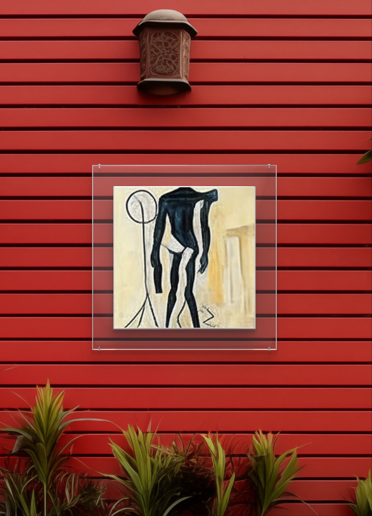 Man Garden Wall Art