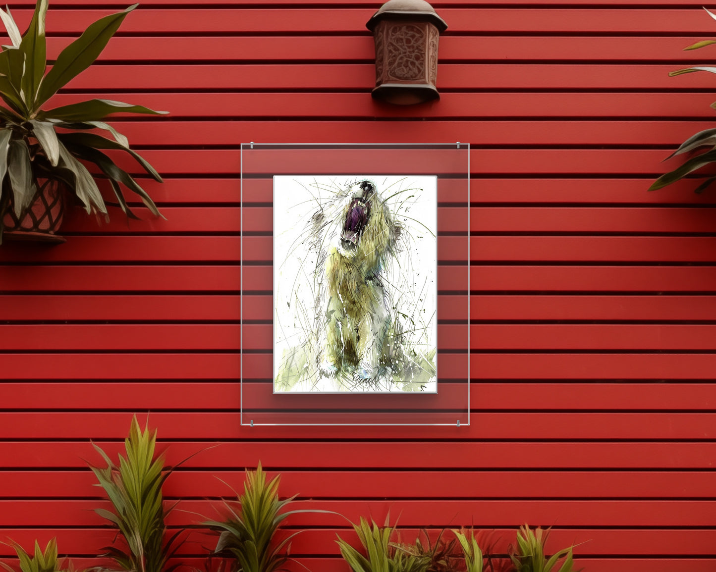 'Miss You' Garden Wall Art